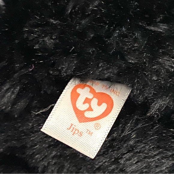 Ty Beanie Boos Frizzys JIPS the Monster Plush 7" Purple Glitter Eyes Collectable - Picture 5 of 5